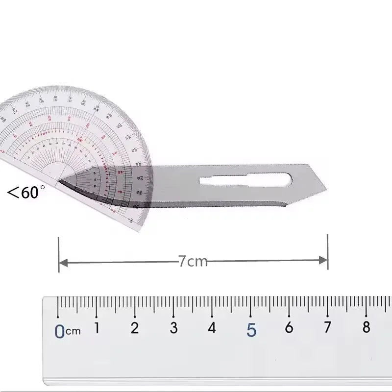 60 blade 7cm, suitable for art carving, mobile phone repair, movie blade, DIY hand tool trimming, can install folding handle