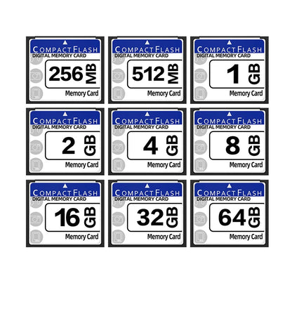 CF Memory Card 64GB 32GB 16GB 8GB Compact Flash Digital Memory Card 4GB 2GB 1GB 512MB High Speed Flash Card For Camera