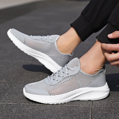 Men Shoes Mesh Breathable New Casual Shoes Men Sneakers Light breathable Walking Tenis Shoes Zapatillas Hombre Size 39-46