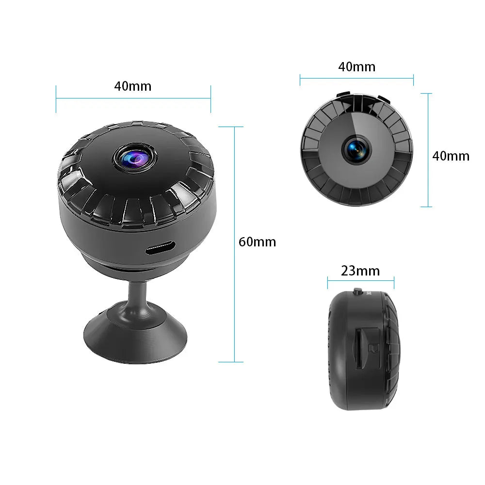 WiFi Mini Camera Security Protection Camera Smart Home Wireless Video Recorder Baby Monitoring Camera for Infants And Pets