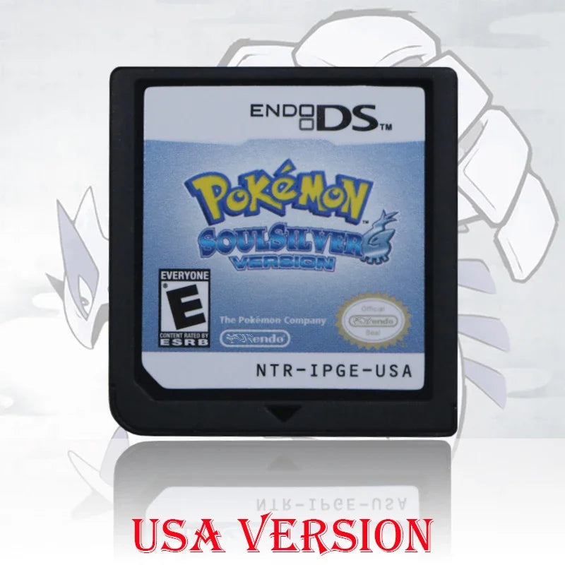 NOE/ESP/ITA/FRA/USA/EUR/AUS Version Pokemon HeartGold SoulSilver Platinum Diamond PearlVideo Game Card For DS 2DS 3DS Console