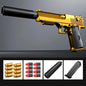 Newest 18 Shell Ejecting Pistol Soft Bullet Toy Gun Children Armas Shoot Outdoor Game Boys Gift