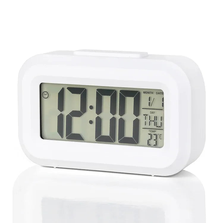 Digital Led Clock Household Bedside Battery Powered Multi-function Alarm Clock Desk Things for the Room Table Clocks Home Decor
