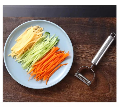 Stainless Steel 3-in-1 Peeler Grater Household Kitchen Multifunctional Double head Peeling Knife Fruit and Vegetable Melon