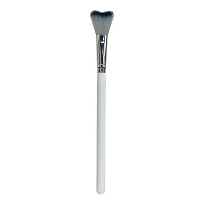 1Pc Curved Lash Shampoo Brush - Soft Bristle For Eyelash Extension Cleansing Makeup Removal Bath Swoop Beauty Tool