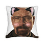 Saul Goodman Actor Square Pillow Case Breaking Bad Cushion Covers Customized Zippered Decorative Pillowcase for Sofa 40*40cm