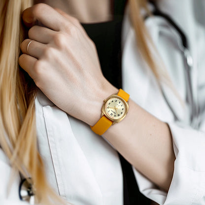 BERNY Women's Watches Nurse Watch Casual Simple Ladies Gold Quartz Watches Luminous Easy Read Waterproof Sport Women Wristwatch