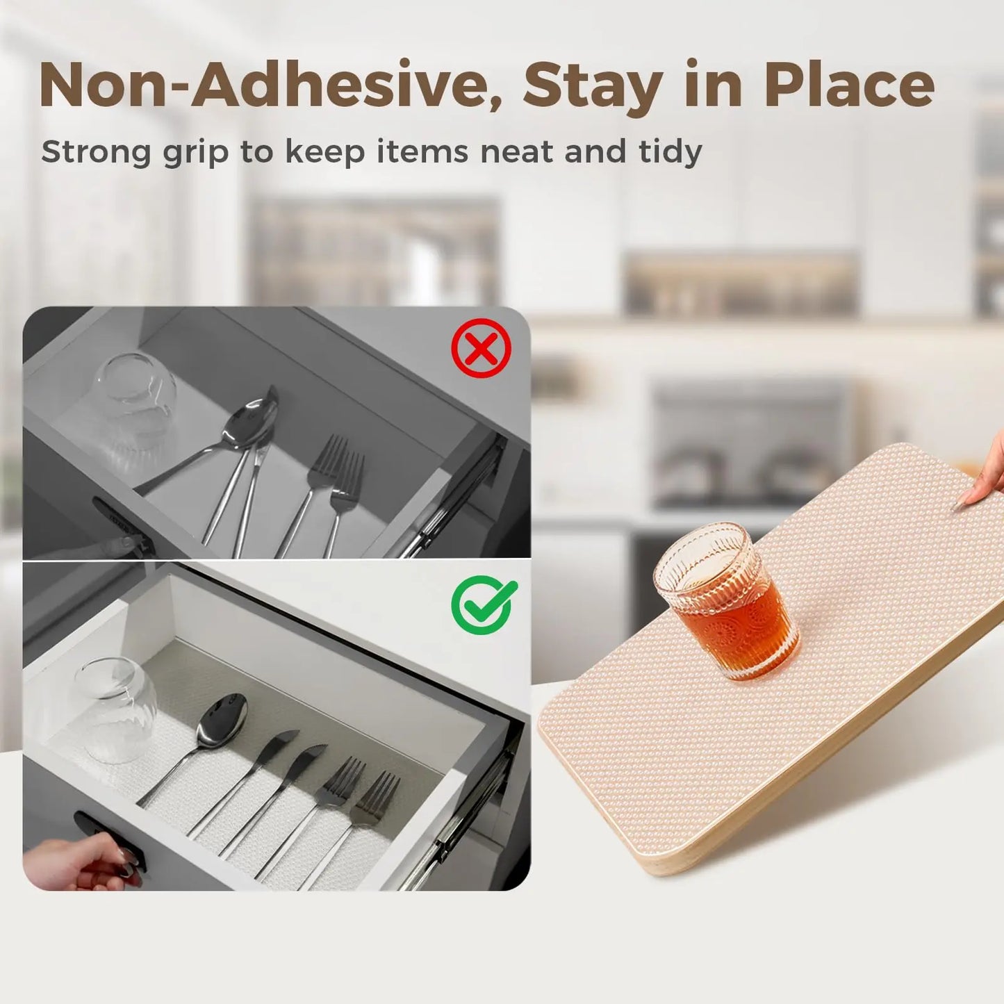 EVA Kitchen Cabinet Shelf Cover Liners Non Adhesive Table Drawer Mat Waterproof Closet Plastic Paper Anti Dirty Oil-proof Mat