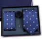 Elegant Ties For Men Classic Paisly Neck Tie Pocket Square Brooch Set With Gift Box Mens Business Wedding Suit Accessories