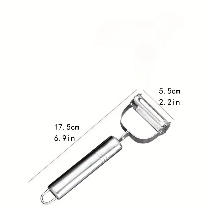 Stainless Steel Vegetable Peeler Multi Function Fruit Peeling Tool Potato Carrot Cucumber Shredder Kitchen Cooking Gadget