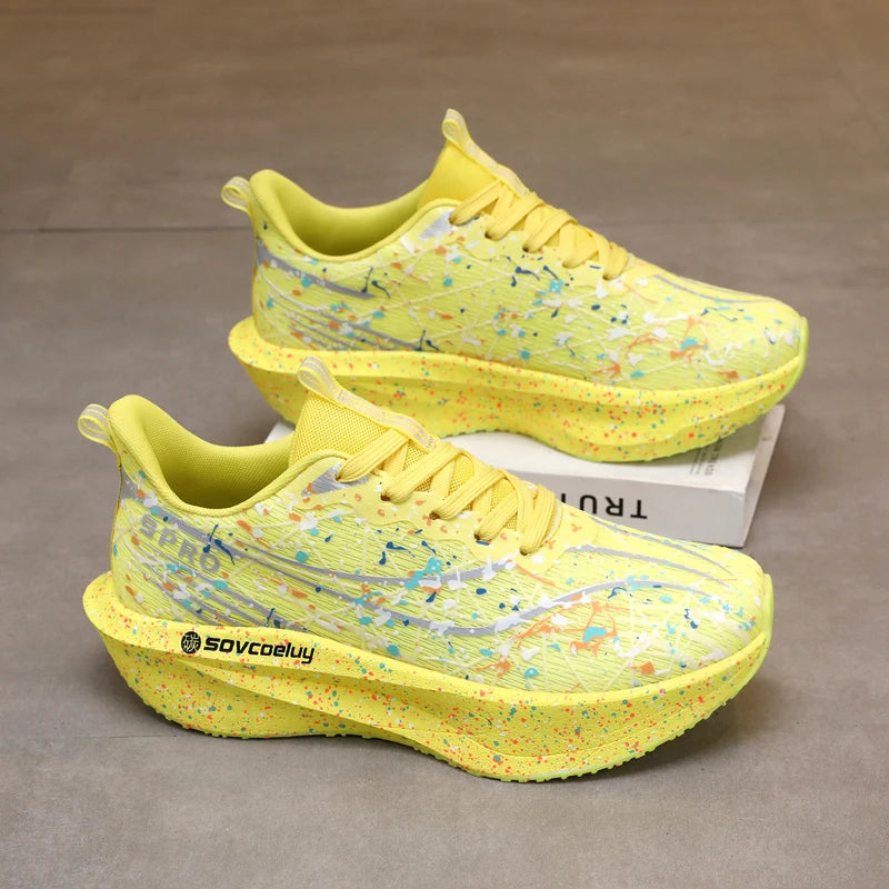 Marathon Men Running Shoes Breathable Lightweight Comfortable Casual Shoes Men Wear-resistant Low-top Comfort Sports Men Running