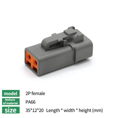 10/50/100 Sets Deutsch DTM/DT/DTP/DTF Automobile Connector Plug&Socket Male&Female Terminal DTM04-2/3/4/6/8/12 DTM06-2/3/4/6/8S
