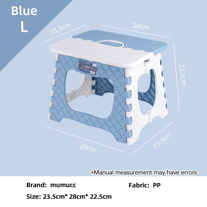 The Home Low Stool, Outdoor Small Stool,Foldable Stool, Suitable for Living Room, Kitchen, and Bathroom, Portable Travel Stool