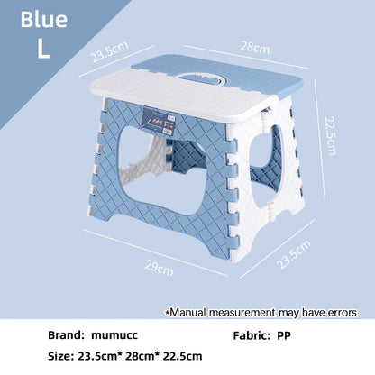 The Home Low Stool, Outdoor Small Stool,Foldable Stool, Suitable for Living Room, Kitchen, and Bathroom, Portable Travel Stool