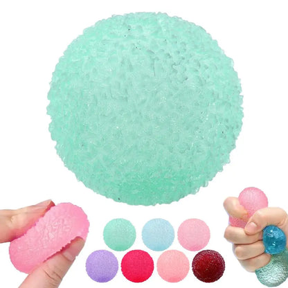 2.8in Handcrafted Bayberry Shapeable Stress Ball - Non-Rebound Squishy Toy, ASMR Slushy Feel, Anti-Stress Fidget