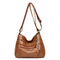 Stylish Multi Zipper Crossbody Bags, Soft Vegan Pu Leather Shoulder Bag, Women's Multi Pockets Handbag Purse for Women Daily Use