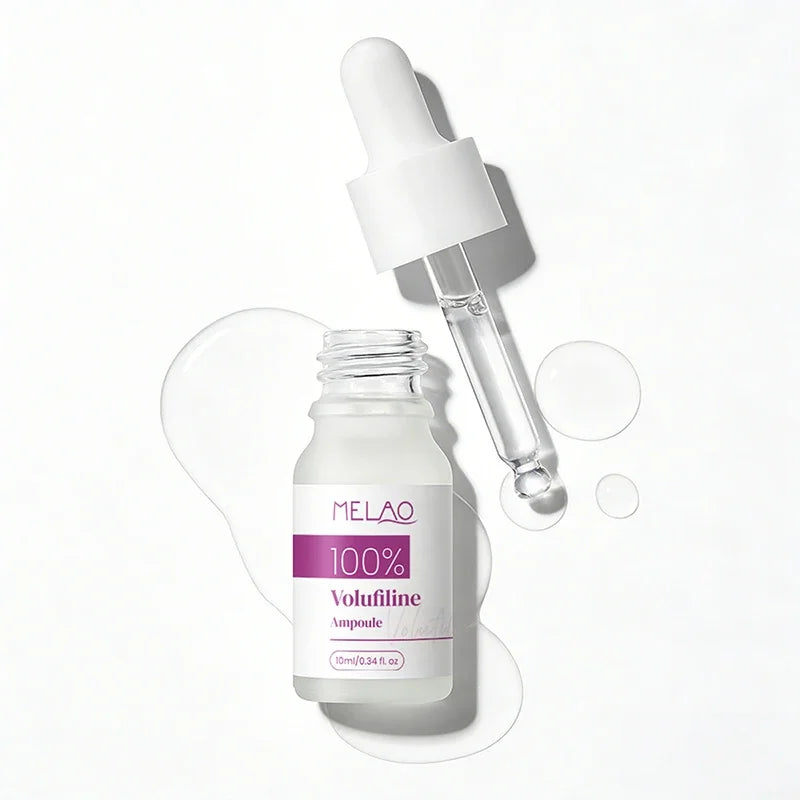 100% Pure Volufiline Plumping Ampoule Serum, Skin Care Essential for Facial Volume & Even Skin Tone, Fast-Absorbing Hydrating