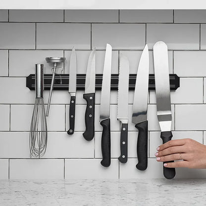 Multipurpose Magnetic Knife Rack Strip Household Kitchen Tools Space-Saving Wall Mounted Magnet Knives Holder With Rack