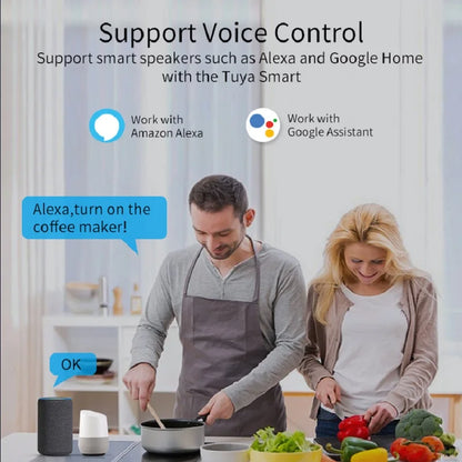 Tuya Zigbee EU Plug 16A Smart Home Voice Control Energy Monitoring Child Lock Schedule Timer Power Socket for Alexa Google Home