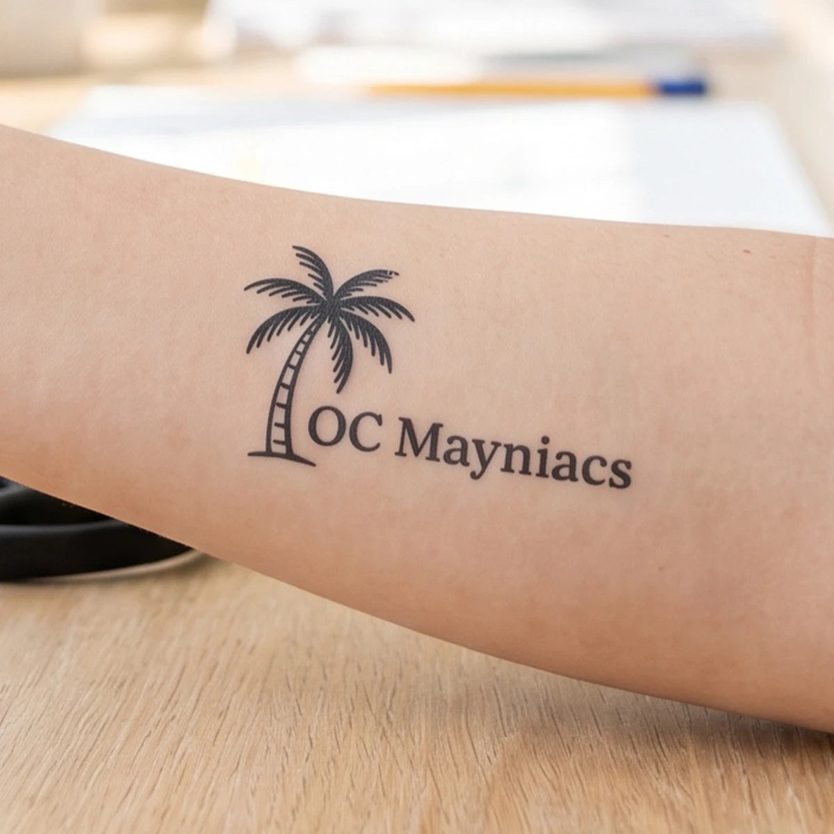 Custom Logo Temporary Tattoos, Personalized Image Tattoo Stickers, Customized Brand Party Tattoos