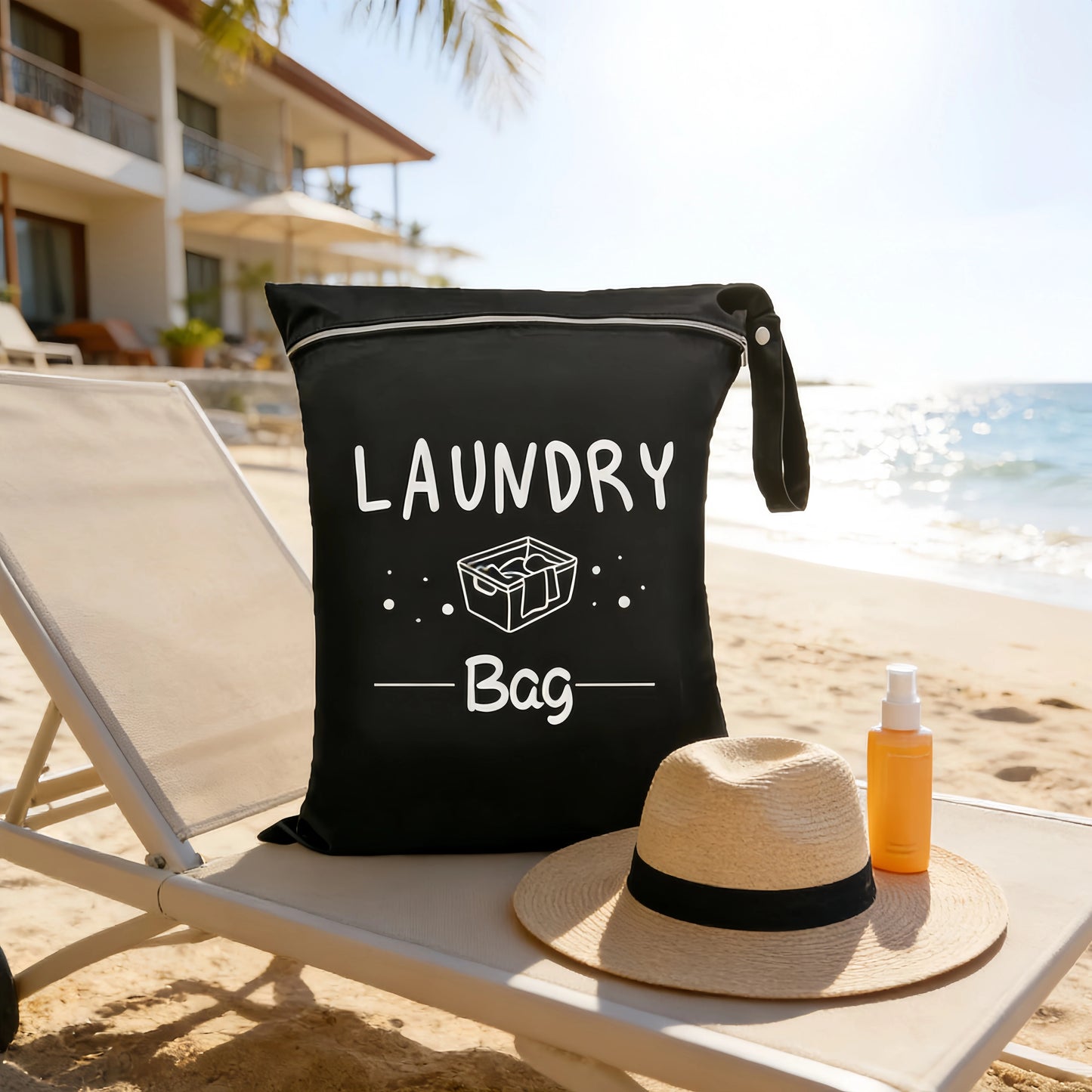 Portable Dirty Clothes Storage Bag Laundry Bags Oxford Waterproof Storage Pouch For Swimming Fitness Beach Clothes Organizer Bag