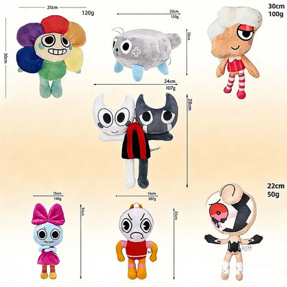 New Game Cartoon Plush Toys Soft Stuffed Doll Plushie Pillow Cute Figure for Kids Fans Collection Gift Home Decor