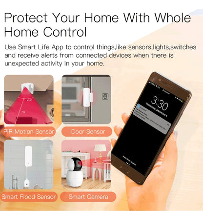 Tuya Zigbee Gateway Hub Smart Home Wireless Bridge SmartLife APP Remote Control Automation Device Works with Alexa Google Home