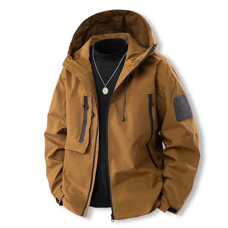 Men autumn and winter cotton jacket, warm and comfortable padded thick down jacket 2023 New double-sided cotton jacket M-5XL