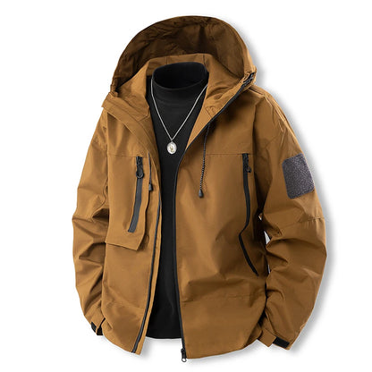 Men autumn and winter cotton jacket, warm and comfortable padded thick down jacket 2023 New double-sided cotton jacket M-5XL