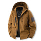 Men autumn and winter cotton jacket, warm and comfortable padded thick down jacket 2023 New double-sided cotton jacket M-5XL