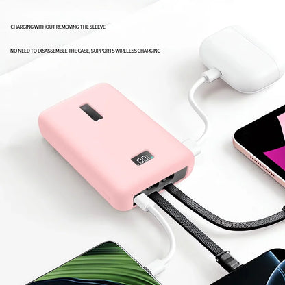 Protective Case for Anker Zolo 20000mAh 30W Power Bank Shockproof Anti‑Drop Anti‑Scratch Anti‑Dust Soft Protective Cover