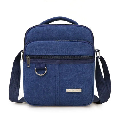 Men's Shoulder Bag Canvas Men's Sling Bag Messenger Shoulder Crossbody Bags Large Capacity Handbags Multifunctional