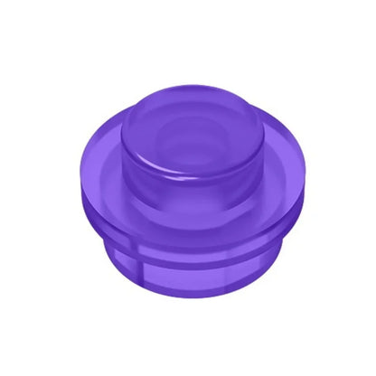 100PCS PLATE 1X1 ROUND Compatible With 4073 Round & Angles MOC Self-Locking Bricks Building Blocks Toys Accessories