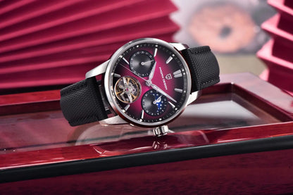 PAGANI DESIGN Men Watches Automatic Mechanical Watch Tourbillon Clock Genuine Leather Waterproof Watch Military Wristwatch Man ﻿