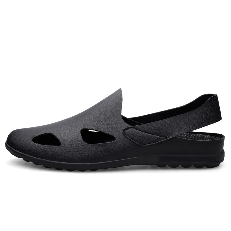 New summer general Doudou men's shoes outdoor lazy one-pedal men's daily casual leather shoes driving shoes
