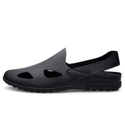 New summer general Doudou men's shoes outdoor lazy one-pedal men's daily casual leather shoes driving shoes