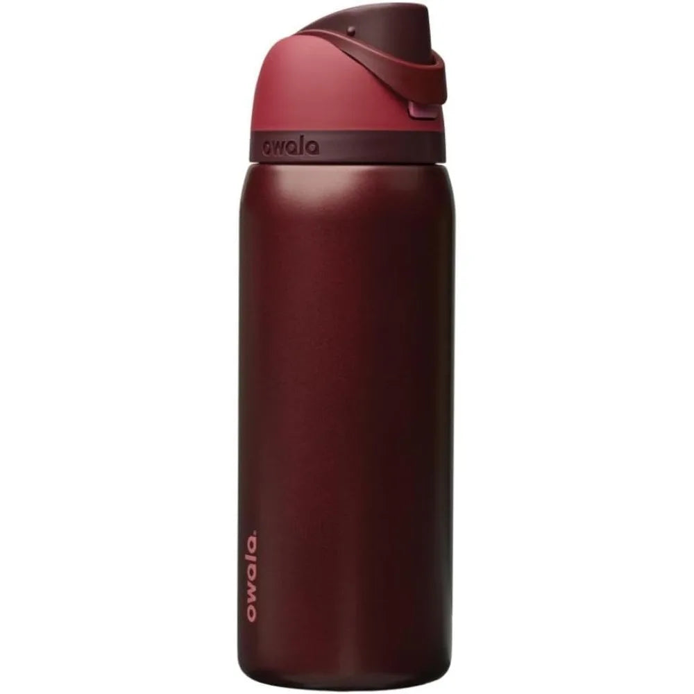 Owala FreeSip Insulated Stainless Steel Water Bottle with Straw, BPA-Free Sports Water Bottle, Great for Travel, 32 Oz