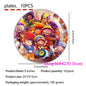 Brawl Stars Happy Birthday Party Supplies Set Cartoon Game Theme Tableware, Paper Plates & Backdrop Decorations for Celebrations