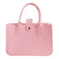 Portable Large Capacity Mummy Bag  Women Felt Shoulder Bag Simple Solid Color Messenger Bag Handbag Travel Casual Crossbody Bags