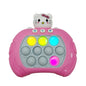 New Sanrio Kuromi Quick Push Game Pop Up Fidget Bubble Electronic Pop it Pro Game Lightweight Anti-Stress Toy Adult Gift