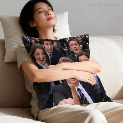 H-How I M-Met Your M-Mother Pillowcases Bedroom Living Room Sofa Home Decor Polyester Cushion Cover with Zipper