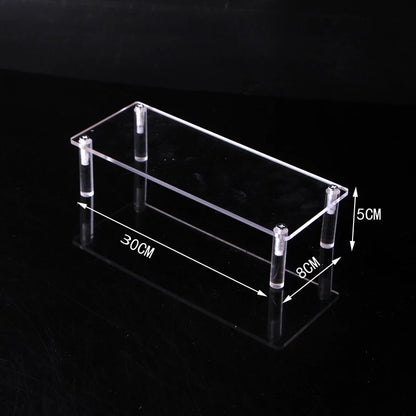 Acrylic Display Risers,Perfume Organizer,Display Riser,Cupcake Display Stand Steps, Organizer Shelf Stand for Figures, Dessert