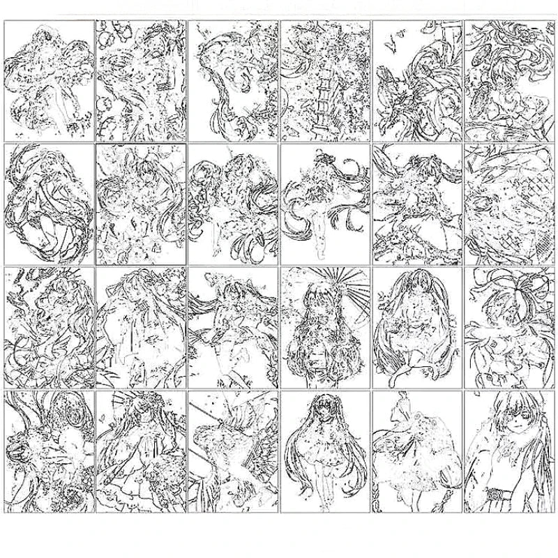 Hatsune Miku Characters Colorful Cartoon Art Book for Drawing and Improving Your Skills