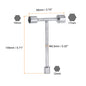 Uxcell T Handle Bicycle 3 Way Wrench 8mm 9mm 10mm 12mm 14mm 17mm 19mm Socket Spanner for Cycling Repair Wrenches Hand Tools