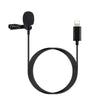 MC01 Portable 1.5m Wired Mini Microphone Type C For Phone PC Laptop Metal Clip-on Lavalier USB mic 3.5mm Condenser Microphone