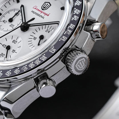 Watchdives WD1863 Quartz Watch VK63 Chronograph Movement Bubble Sapphire Crystal 10Bar Waterproof Luminous 39mm Vintage Watches