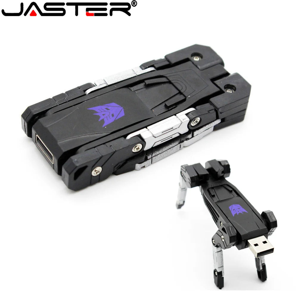 Transformers Pen Drive 128GB Real Capacity U Disk Memory Stick Creative Gift Flash Drives 64GB 32GB 16GB for Children USB Stick