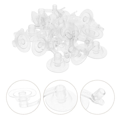 20Pcs Inflatable Toy Nozzles Swimming Ring Valves PVC Air Pillows Boats Mattress Gas Pump Adapters Replacement Inflate Valve Air