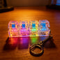 Original Multi-Style LED Light-Up Keycap Keychain Clicker Fidget Toy Stress Relief Portable Desk Accessory for Kids Adults