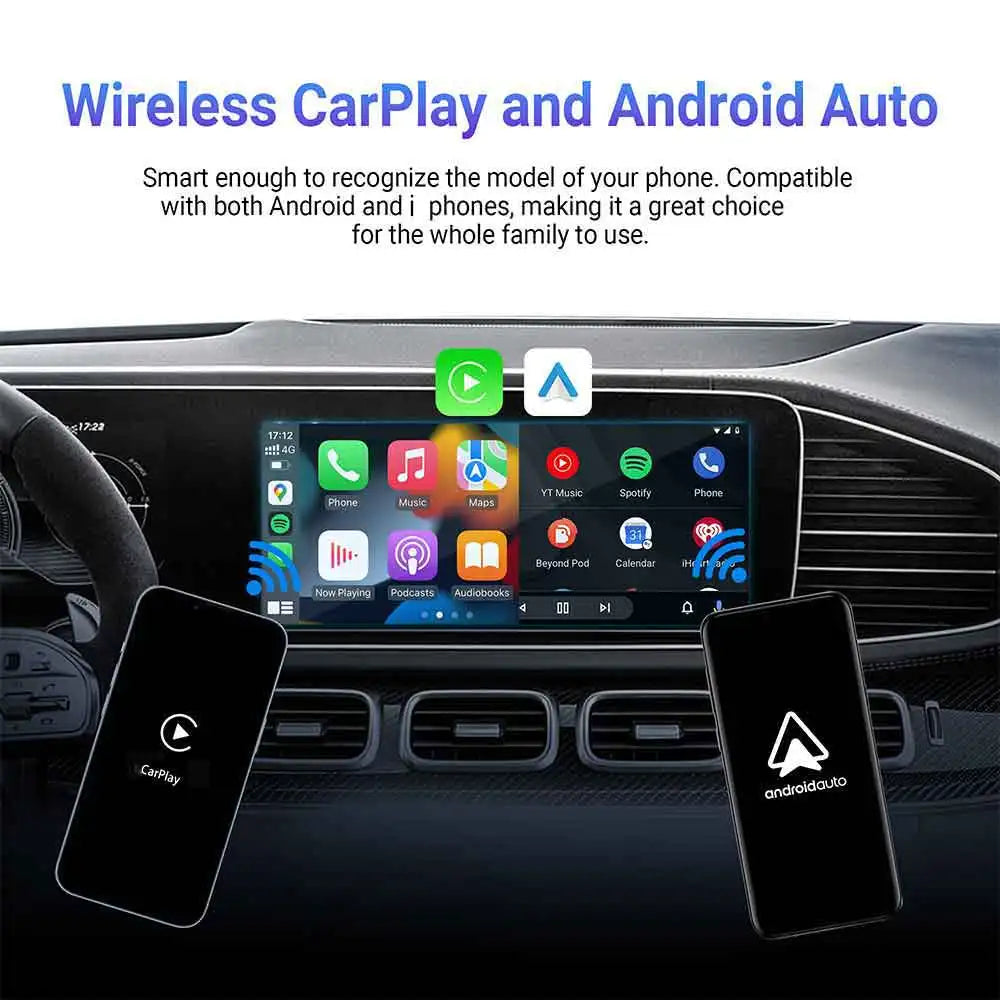 OTTOCAST Wireless CarPlay Android Auto Adapter Play2Video Pro Video Box New WiFi Car Accessories for Youtube for Netflix